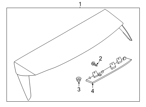 2024 Ford Explorer Rear Spoiler Diagram
