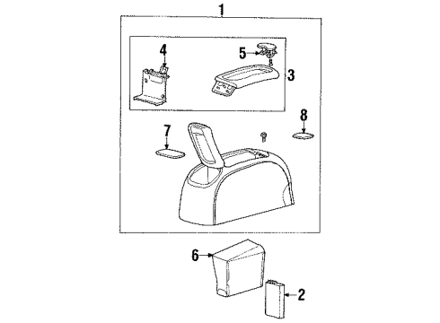 2002 Mercury Villager Console Diagram
