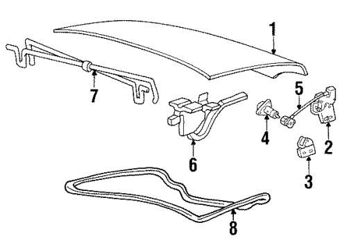 1992 Mercury Grand Marquis Trunk Diagram