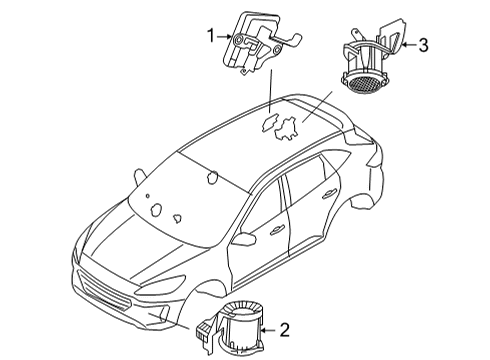 2024 Ford Escape Electrical Components Diagram