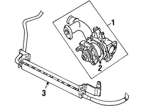 1998 Ford Taurus Water Pump Diagram 3 - Thumbnail