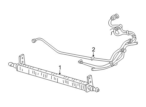 2000 Mercury Sable Power Steering Oil Cooler Diagram