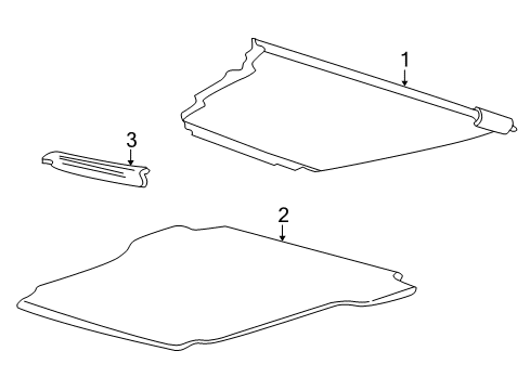 2002 Ford Explorer Sport Scuff Plate, Rear Diagram for XL2Z-7842624-AAA