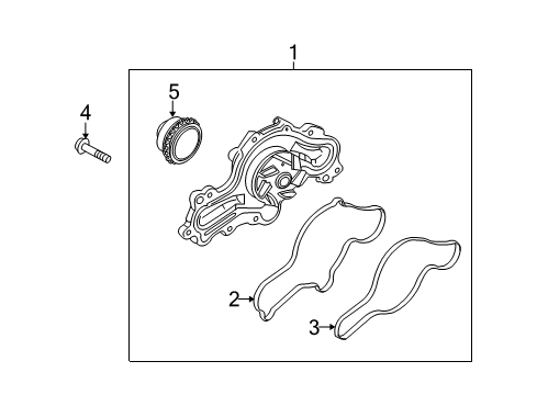 2010 Ford Flex Water Pump Diagram 2 - Thumbnail
