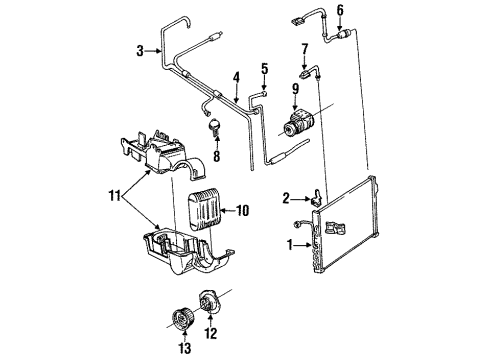 1988 Lincoln Continental Clutch Coil Diagram for E8DZ19D798A