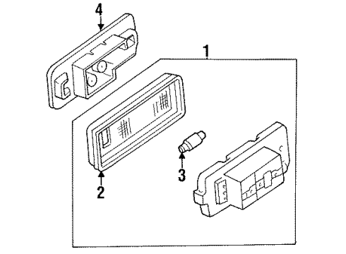 1997 Ford Aspire Interior Lamps Diagram