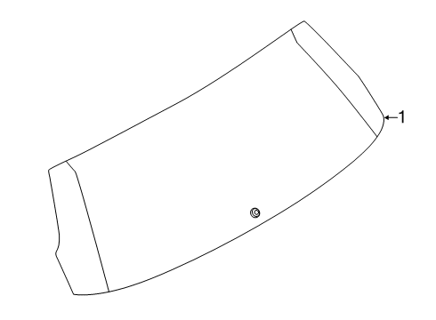 2024 Ford Explorer Back Glass Diagram