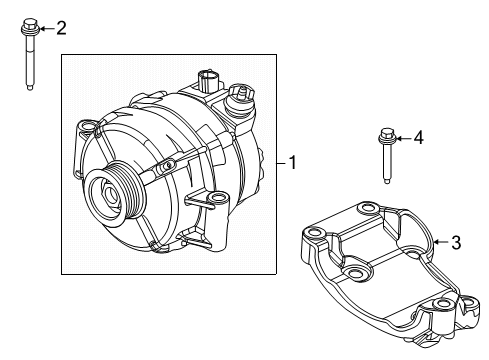 2021 Ford F-250 Super Duty Alternator Diagram 2 - Thumbnail