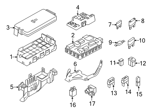 2013 Lincoln MKS Fuse & Relay Diagram