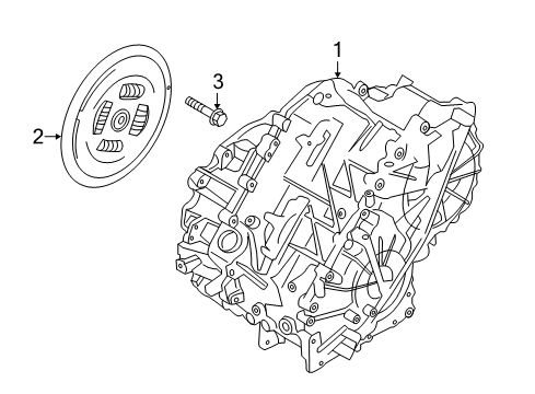 2017 Ford C-Max Transaxle Parts Diagram