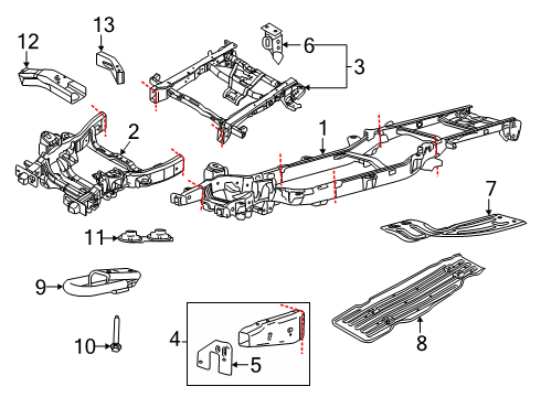 2025 Ford F-150 Frame & Components Diagram 3 - Thumbnail