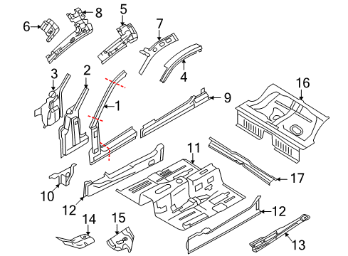 2012 Ford Mustang Floor Diagram