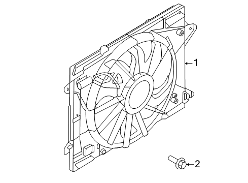 2024 Ford Escape Cooling Fan Diagram