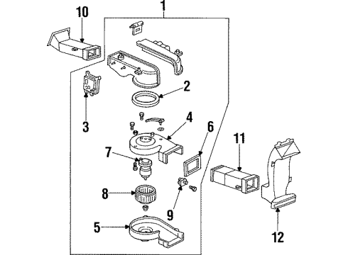 1999 Lincoln Navigator Air Distribution System Diagram