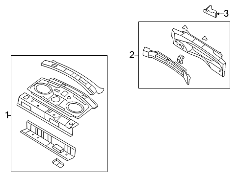 2009 Ford Fusion Trunk Diagram 2 - Thumbnail