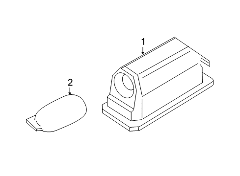 2018 Ford EcoSport License Lamps Diagram