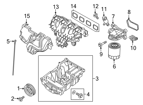 2017 Ford Edge Engine Parts Diagram