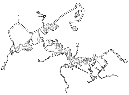 2025 Ford F-250 Super Duty Wiring Harness Diagram