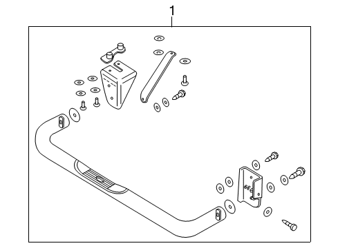 2000 Ford Ranger Running Board Diagram 4 - Thumbnail