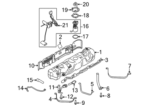 2021 Ford Transit-150 Senders Diagram