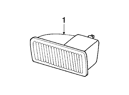 1985 Ford LTD Park Lamps Diagram