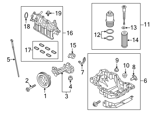 2018 Lincoln Continental Engine Parts Diagram