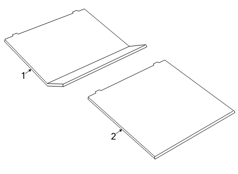 2024 Ford F-150 Exterior Trim - Pick Up Box Diagram 3 - Thumbnail