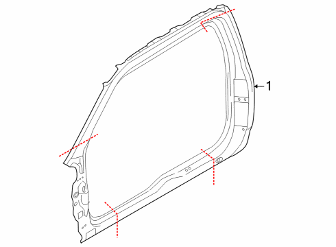 2023 Ford F-350 Super Duty Aperture Panel Diagram 2 - Thumbnail