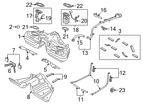 2021 Ford Mustang Senders Diagram