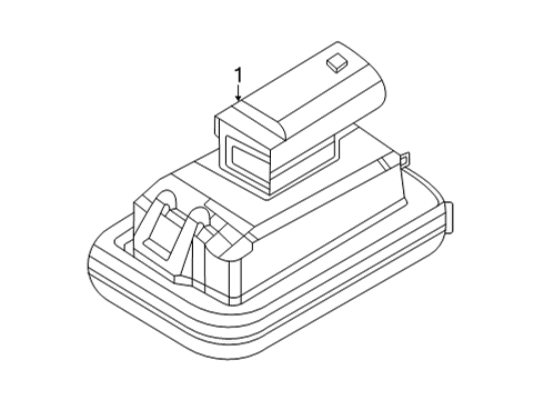 2024 Ford Mustang Mach-E License Lamps Diagram