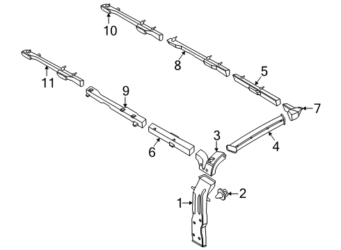 2025 Ford Transit-350 HD Ducts & Louver Diagram 3 - Thumbnail