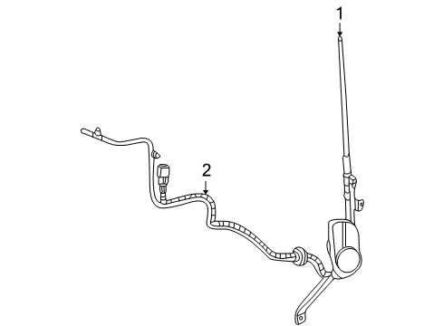 2008 Ford Explorer Antenna & Radio Diagram