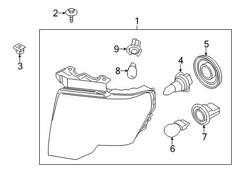 2014 Ford F-150 Headlamps Diagram 4 - Thumbnail