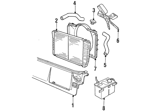 1985 Lincoln Continental Cooling Fan Diagram