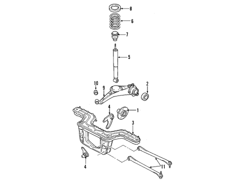 2009 Ford Escape Rear Suspension Diagram