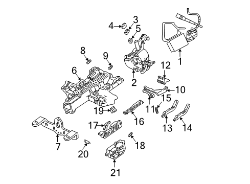 2003 Mercury Marauder Housing & Components Diagram