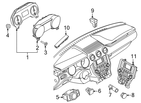 2017 Ford Mustang Trunk Diagram