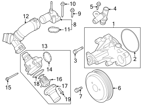 2025 Ford Mustang Water Pump Diagram