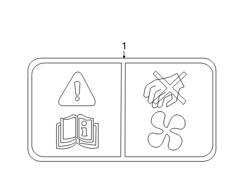 2011 Lincoln Town Car Information Labels Diagram