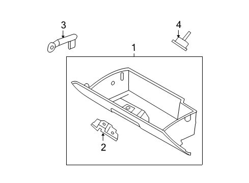 2006 Ford Five Hundred Glove Box Diagram