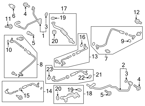 2025 Ford Expedition Hoses & Lines Diagram