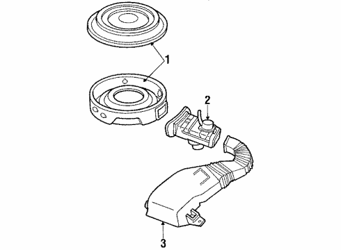 1987 Ford LTD Crown Victoria Air Inlet Diagram