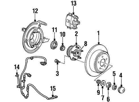 1995 Ford Windstar Anti-Lock Brakes Diagram