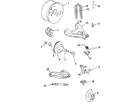 2022 Ford F-350 Super Duty Front Axle Diagram