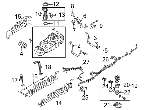2013 Ford F-250 Super Duty Fuel Supply Diagram