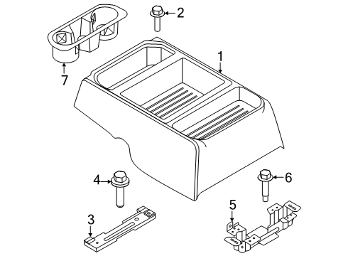 2025 Ford Expedition Console Diagram 4 - Thumbnail
