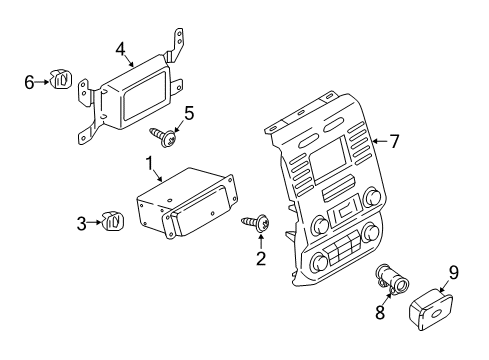 2022 Ford F-350 Super Duty Sound System Diagram
