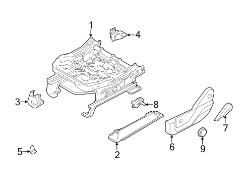 2024 Ford F-150 Lightning Tracks & Components Diagram 3 - Thumbnail