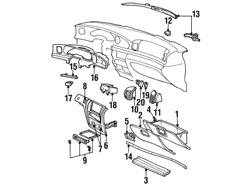 1996 Lincoln Continental Automatic Temperature Controls Diagram