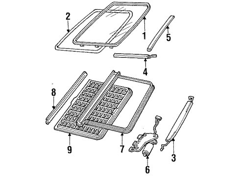 1992 Ford Taurus Sunroof Diagram